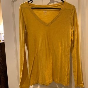 Yellow Long sleeve t-shirt